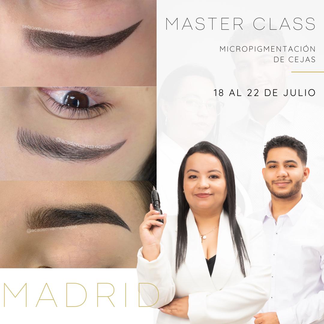 Curso masterclass micropigmentación de cejas en madrid por MaxiCejas Curso masterclass micropigmentación de cejas en madrid por MaxiCejas